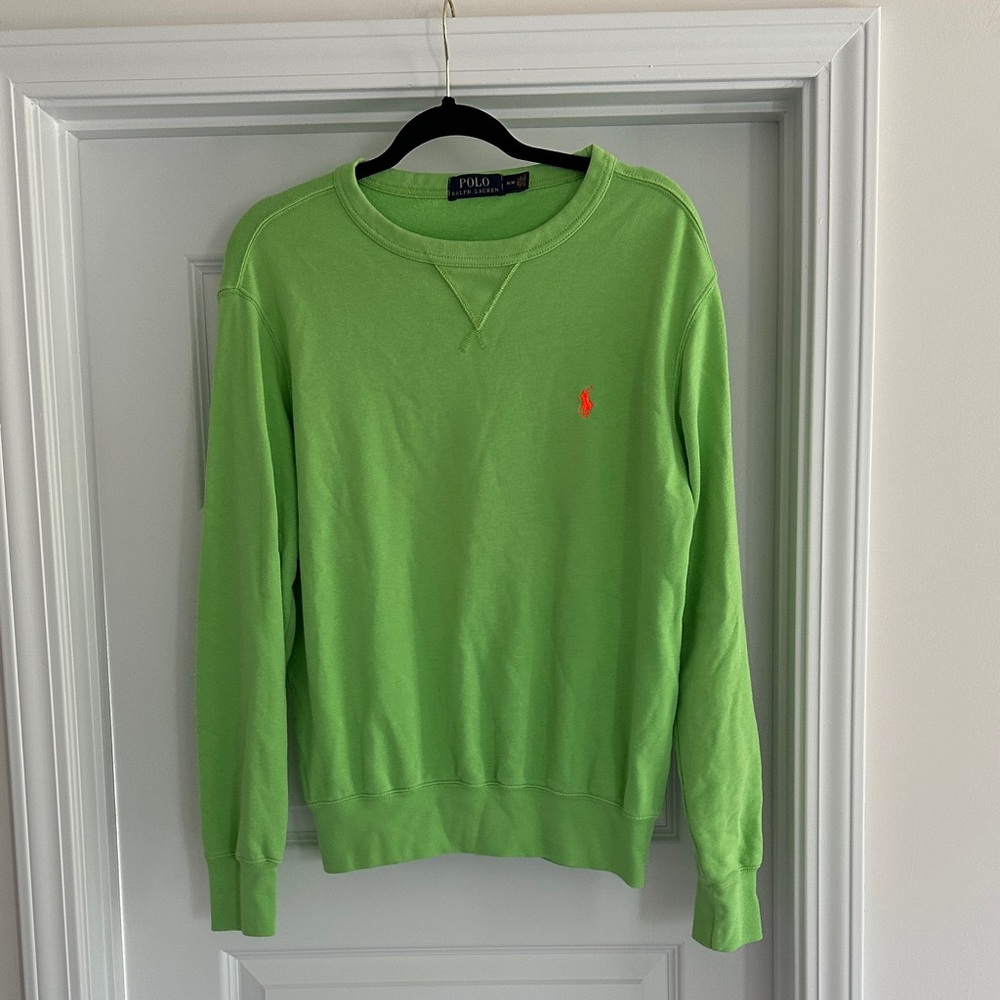 Polo by Ralph Lauren Bright Green Crewneck Sweater